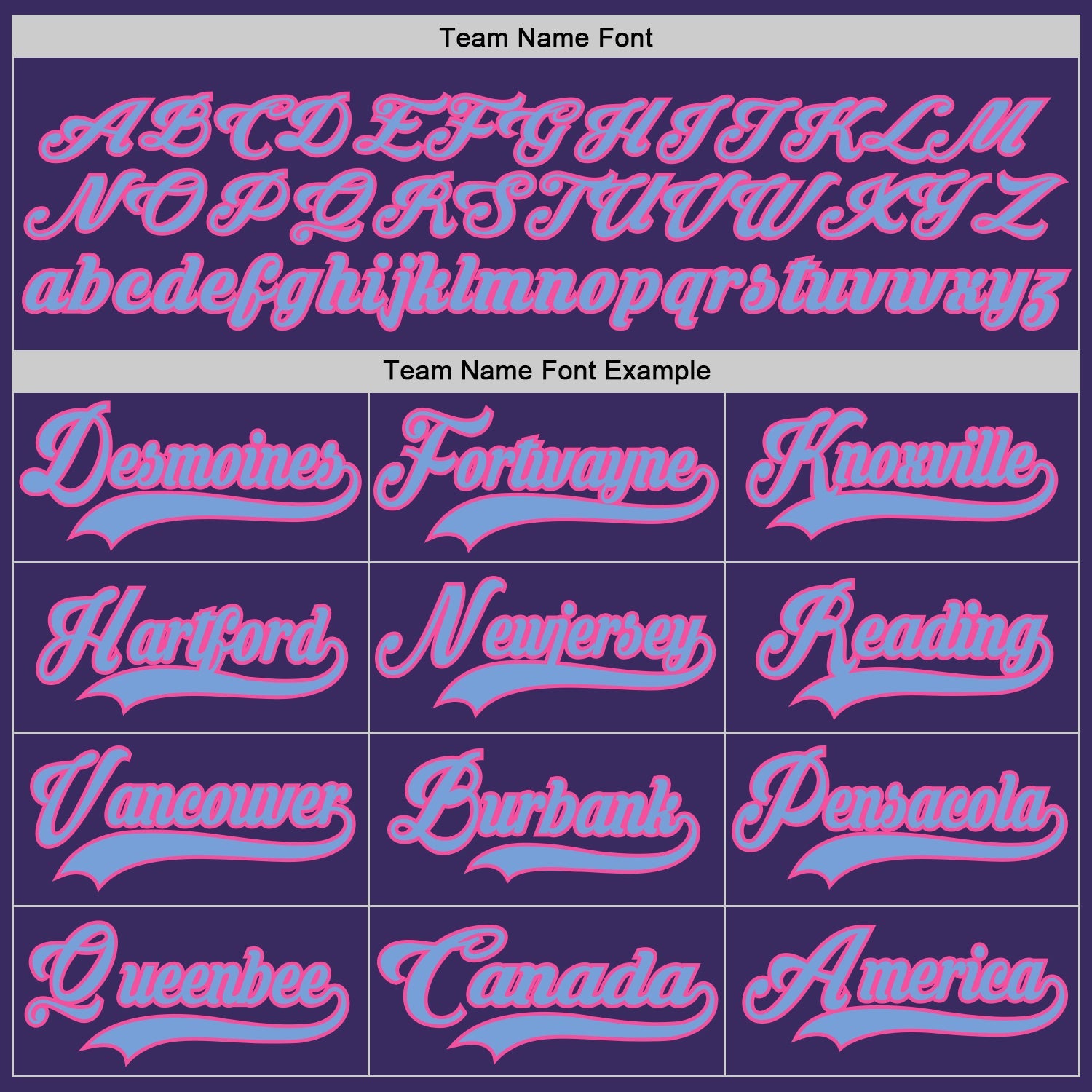 Custom Purple Light Blue Pink-Black Hockey Jersey view 4