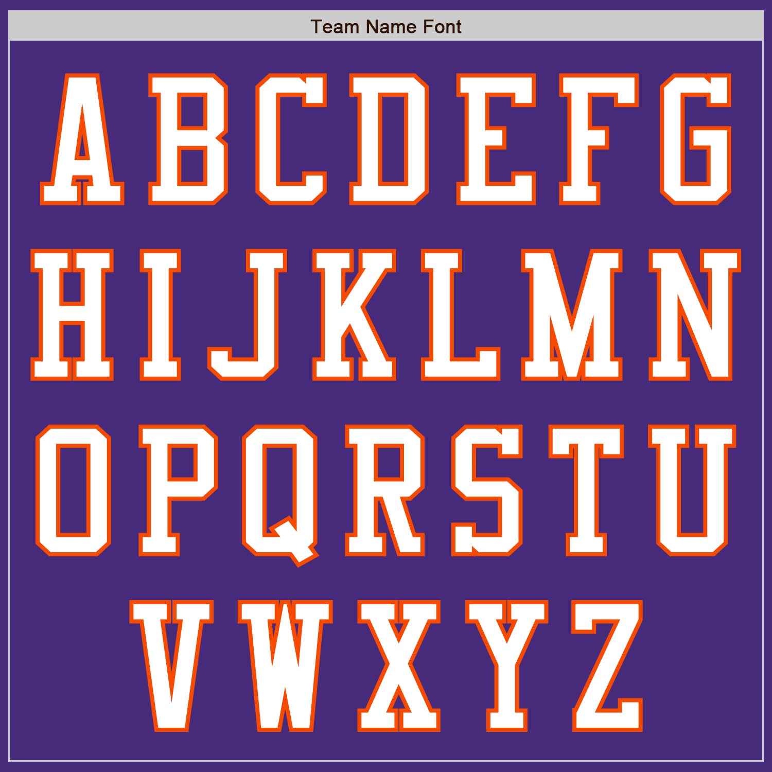 Custom Purple White-Orange Authentic Baseball Jersey view 3
