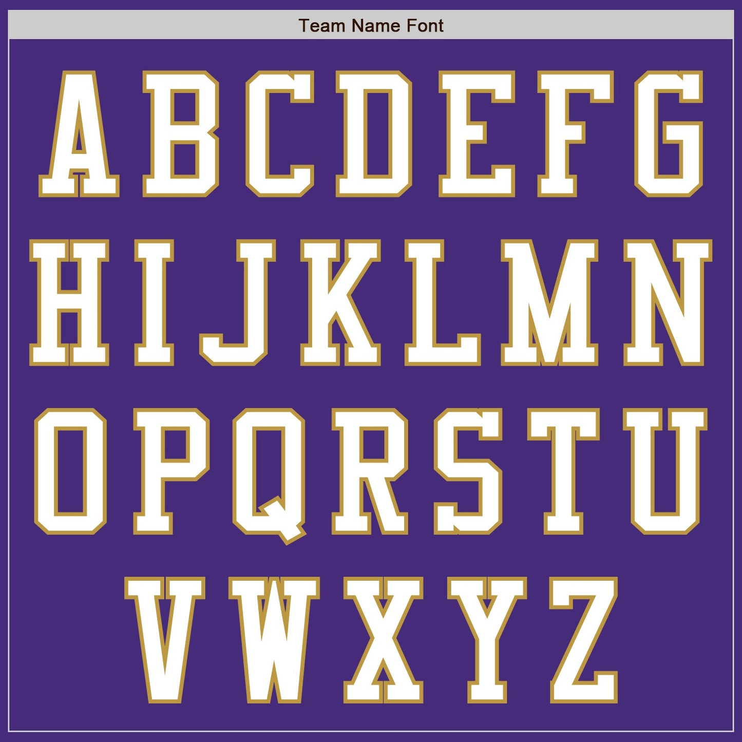 Custom Purple White-Old Gold Authentic Baseball Jersey view 3