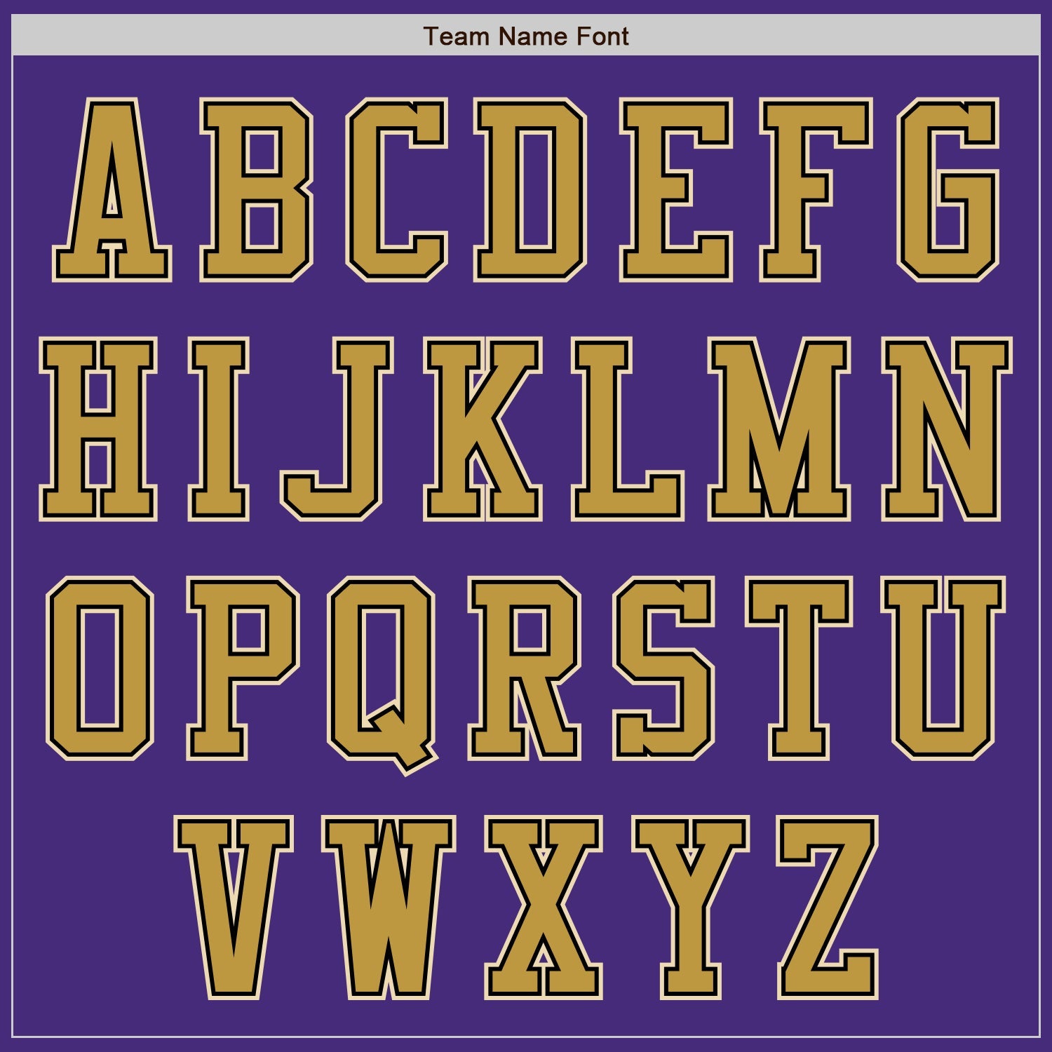 Custom Purple Old Gold Black-Cream Authentic Baseball Jersey view 7