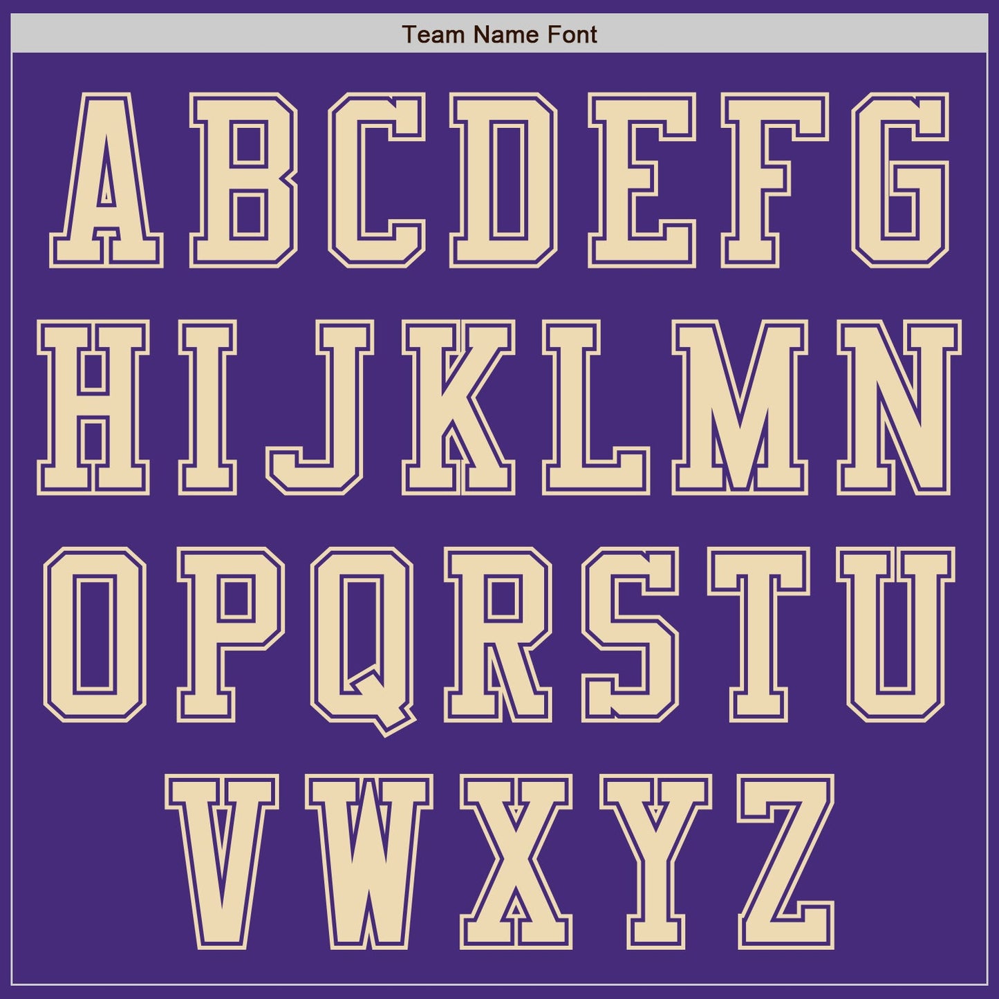 Custom Purple Cream Authentic Baseball Jersey view 3