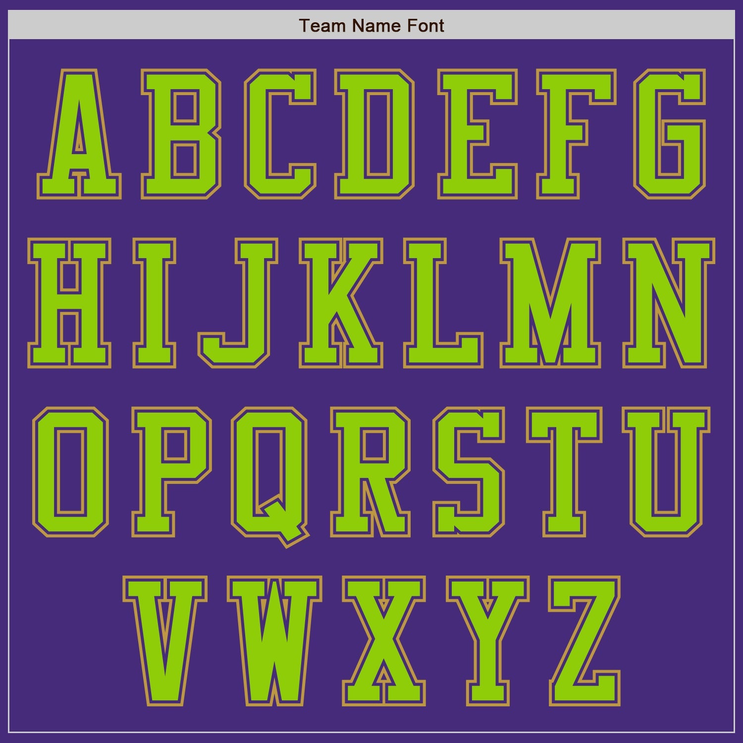 Custom Purple Neon Green-Old Gold Authentic Baseball Jersey view 7