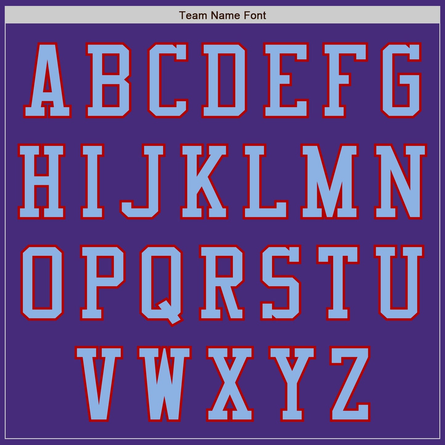 Custom Purple Light Blue-Red Authentic Baseball Jersey view 3