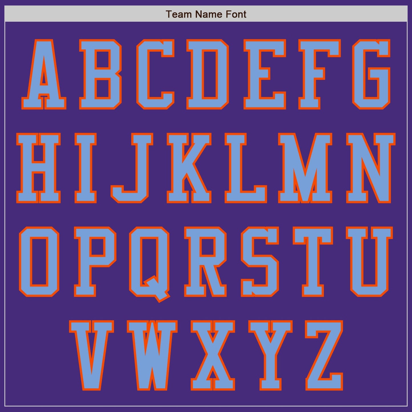 Custom Purple Electric Blue-Orange Authentic Baseball Jersey view 7