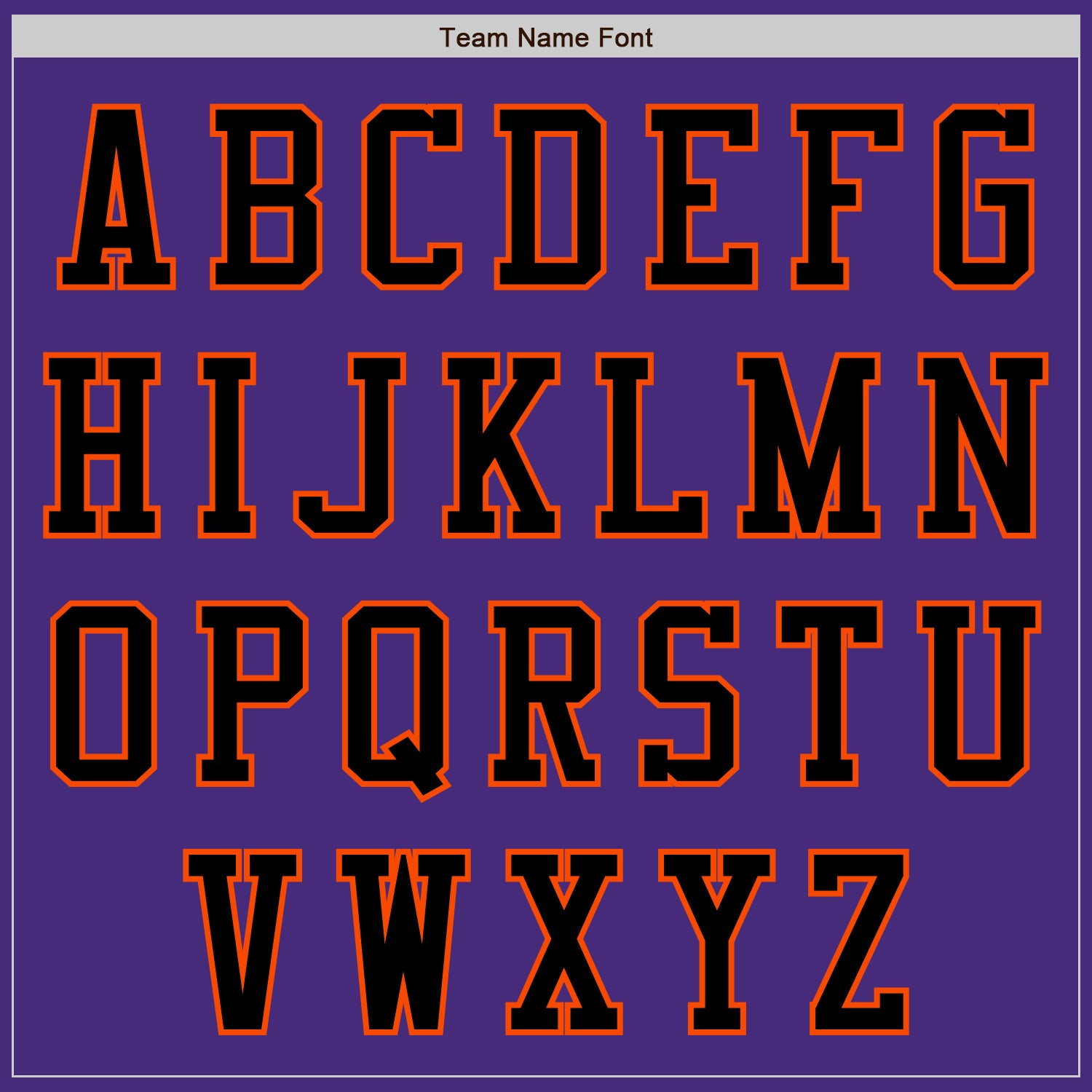 Custom Purple Black-Orange Authentic Baseball Jersey view 7