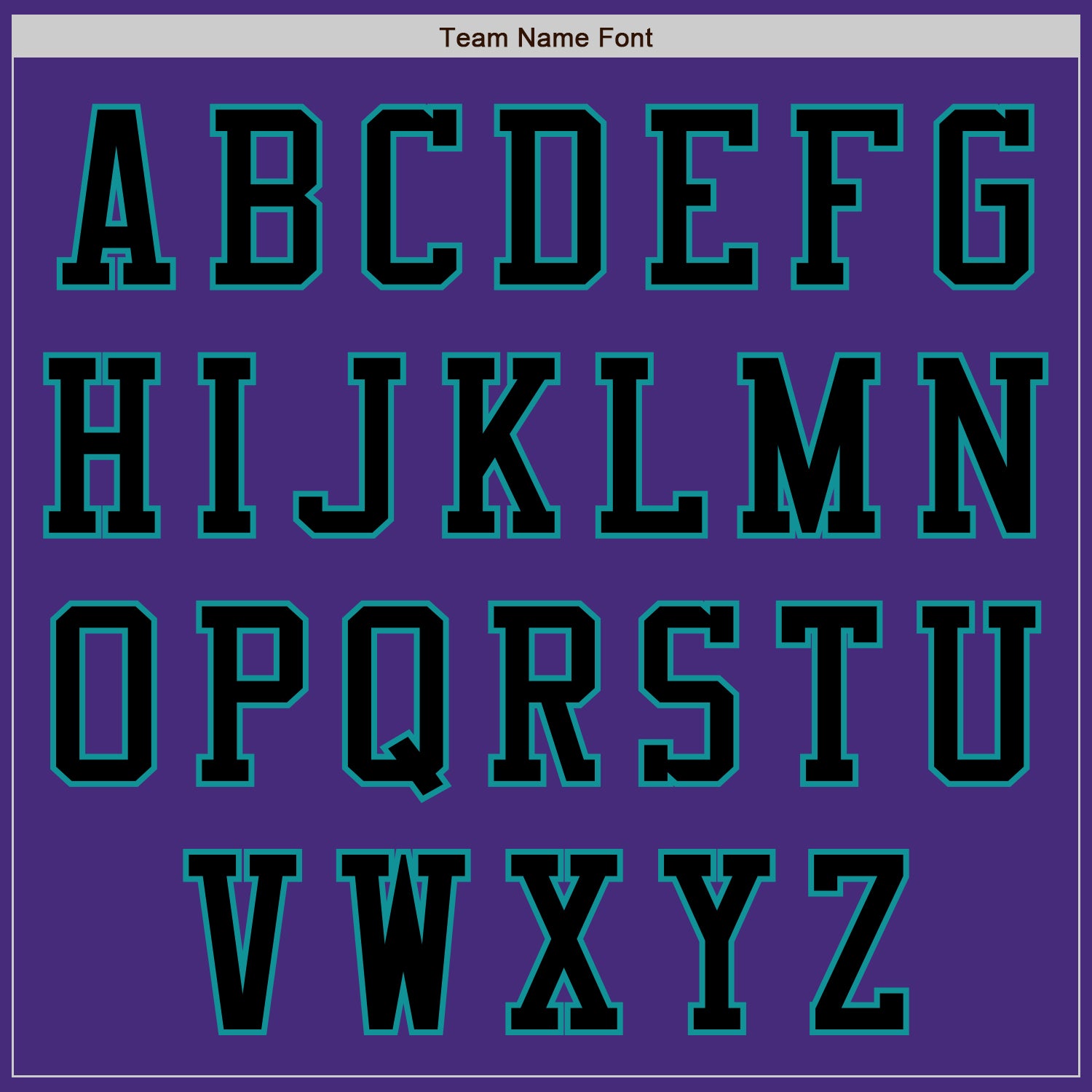 Custom Purple Black-Teal Authentic Baseball Jersey view 3