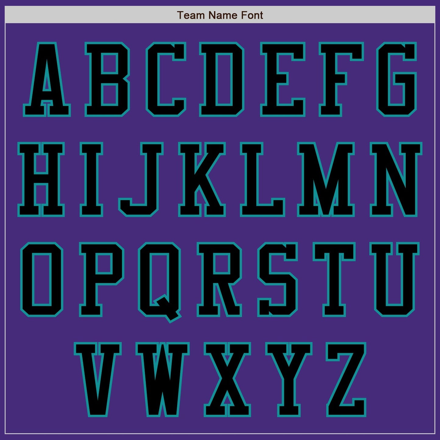 Custom Purple Black-Teal Authentic Baseball Jersey view 7