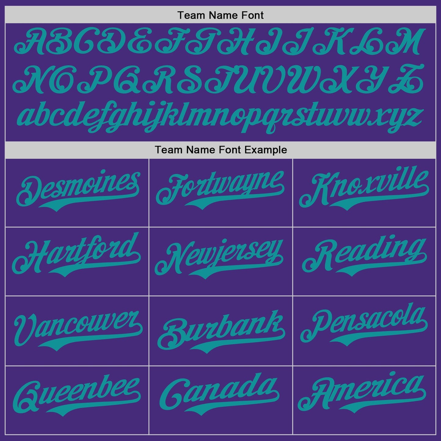 Custom Purple Teal Authentic Baseball Jersey view 4