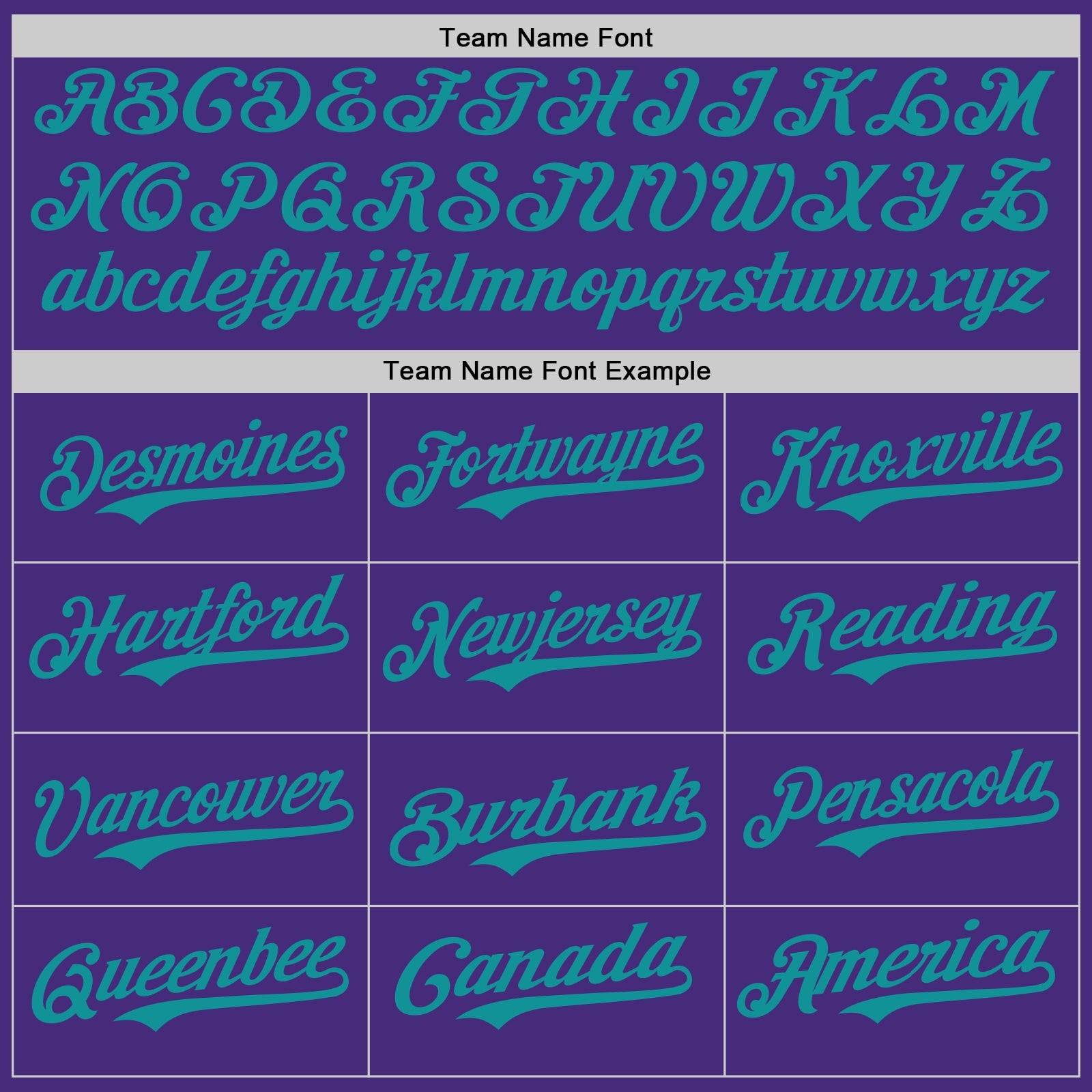 Custom Purple Teal Authentic Baseball Jersey view 4