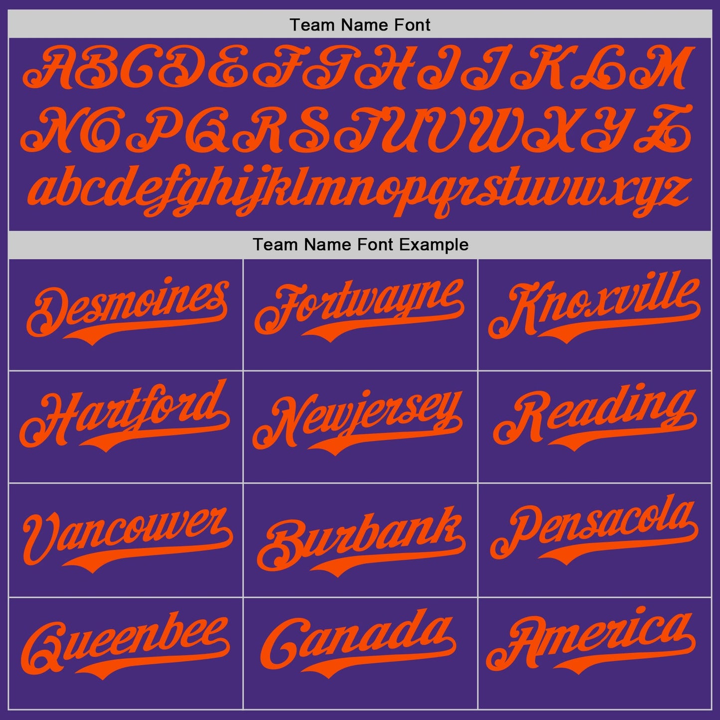 Custom Purple Orange Authentic Baseball Jersey view 4