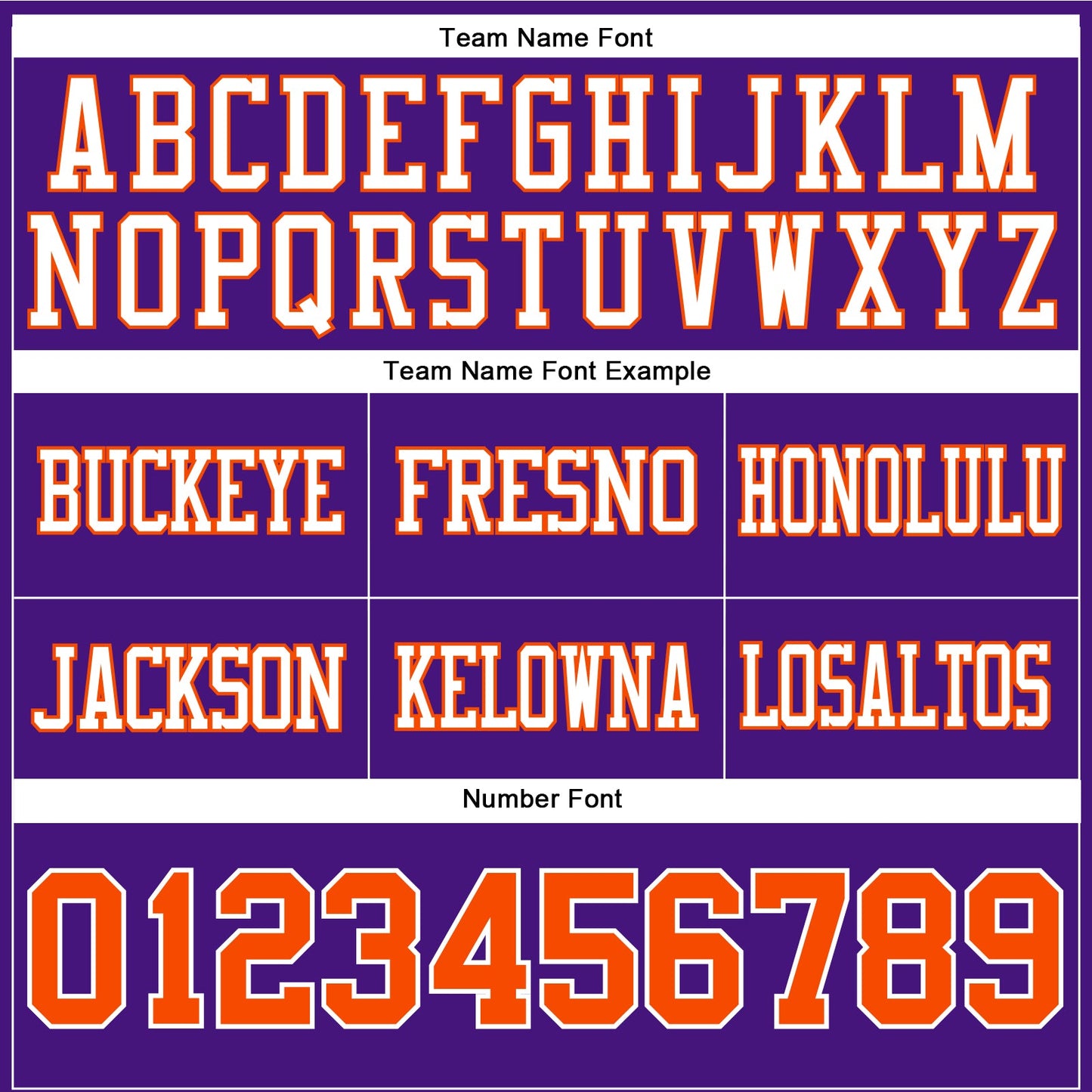 Custom Purple Orange-White Authentic Football Jersey view 4