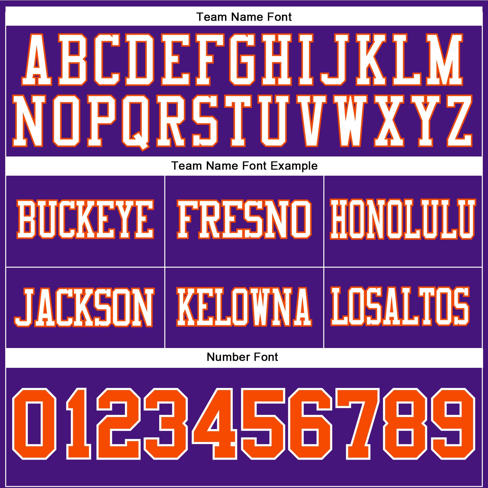 Custom Purple Orange-White Authentic Football Jersey view 4