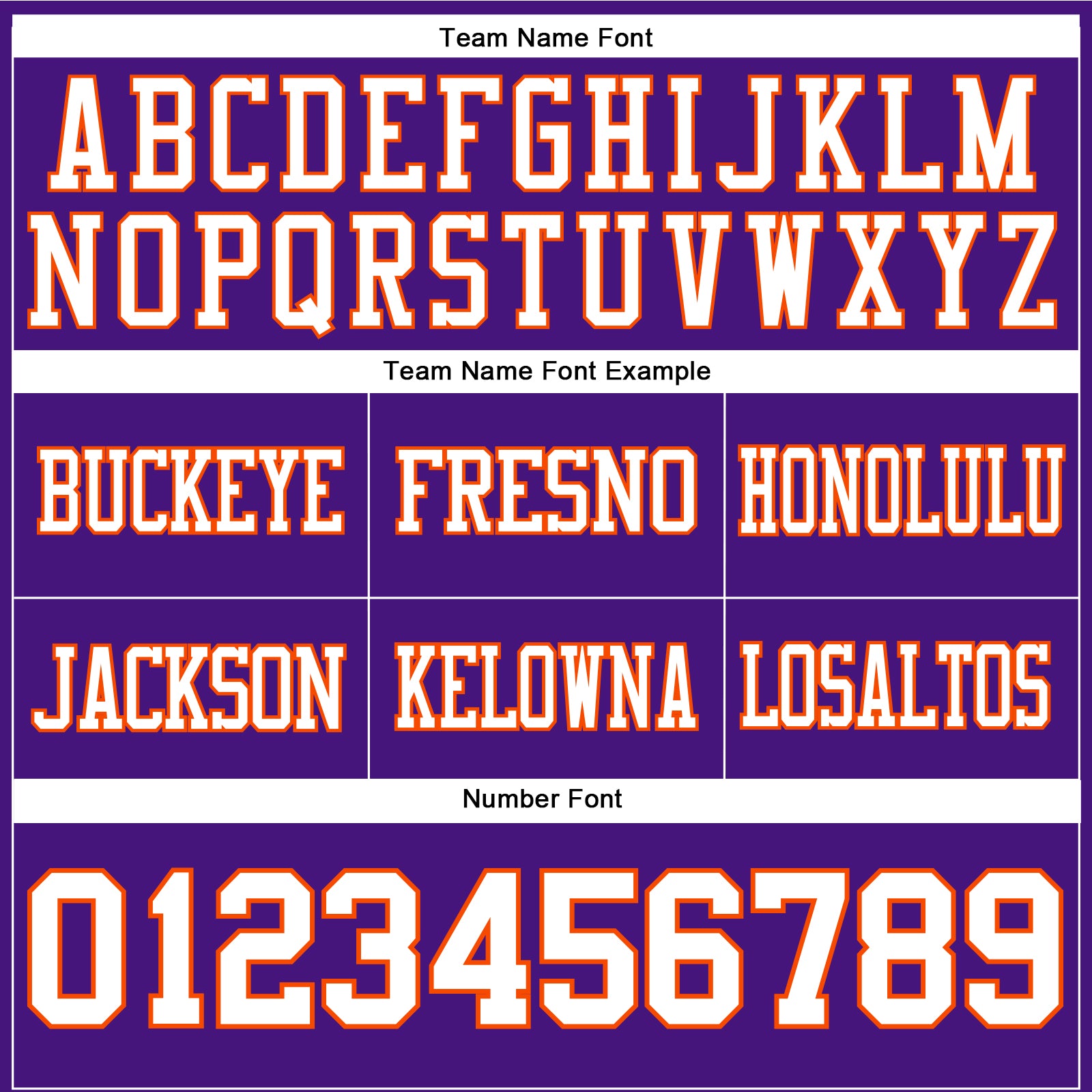 Custom Purple White-Orange Authentic Football Jersey view 4