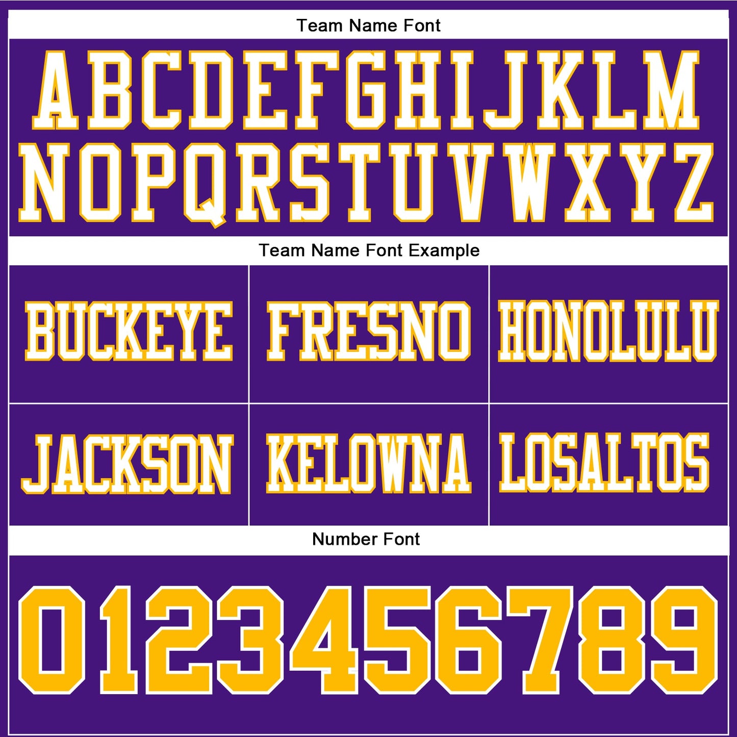 Custom Purple Gold-White Authentic Football Jersey view 4