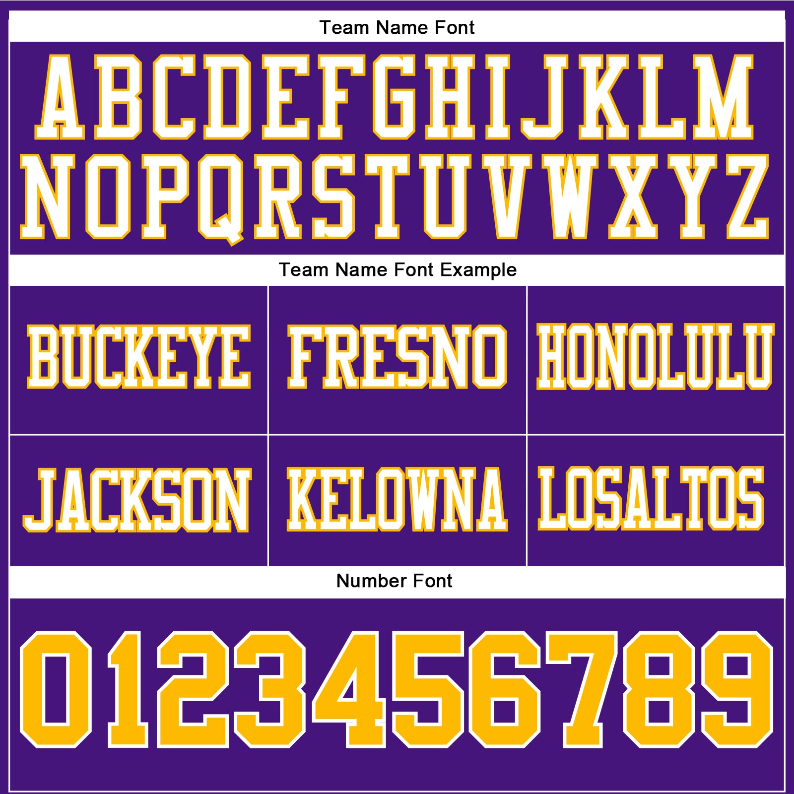 Custom Purple Gold-White Authentic Football Jersey view 4