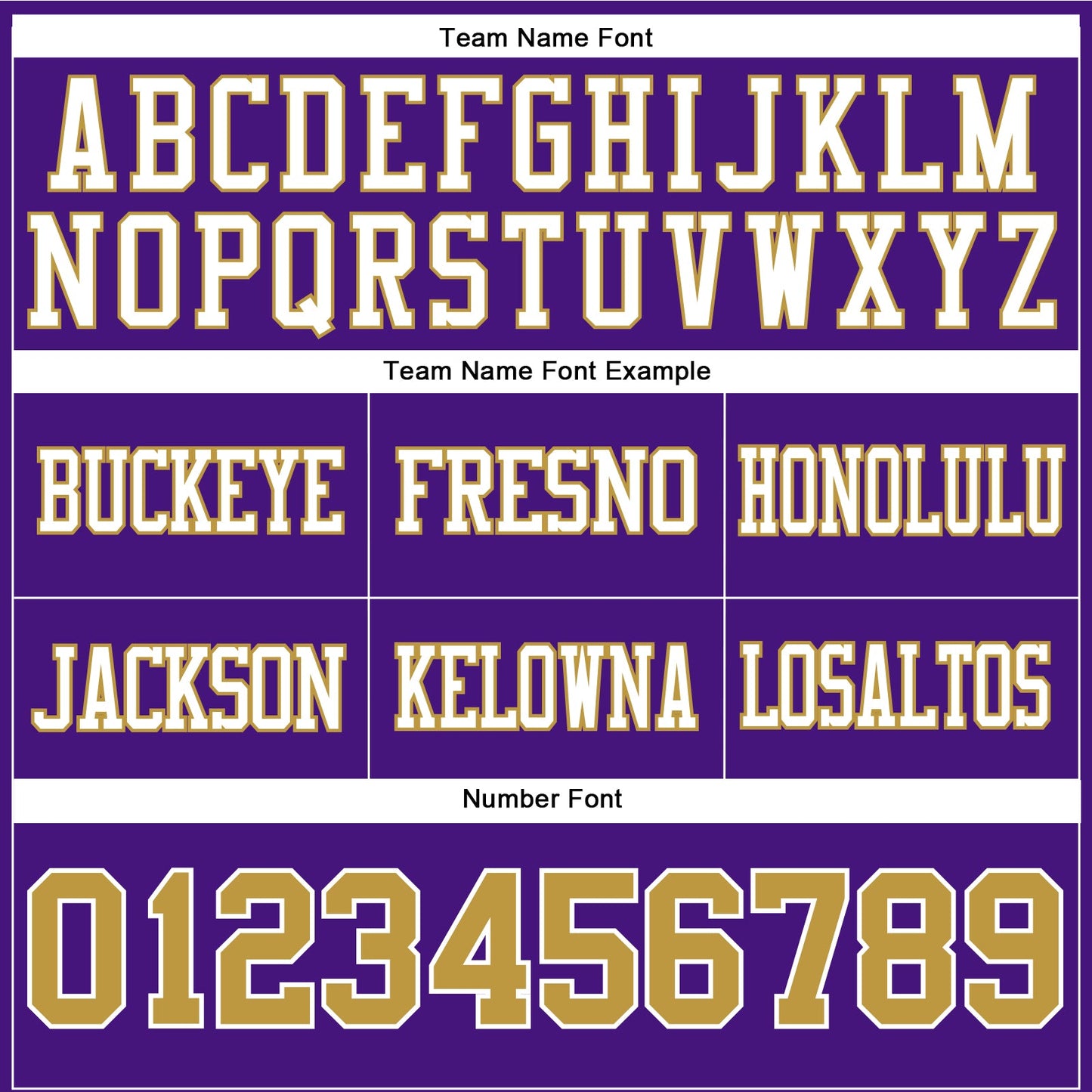 Custom Purple Old Gold-White Authentic Football Jersey view 4