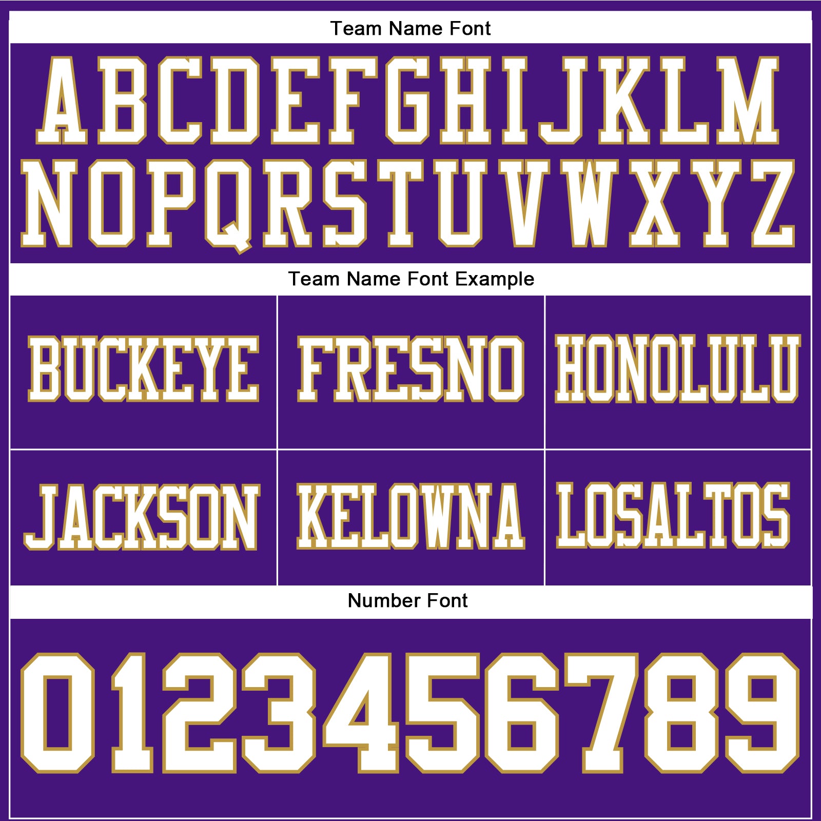 Custom Purple White-Old Gold Authentic Football Jersey view 4