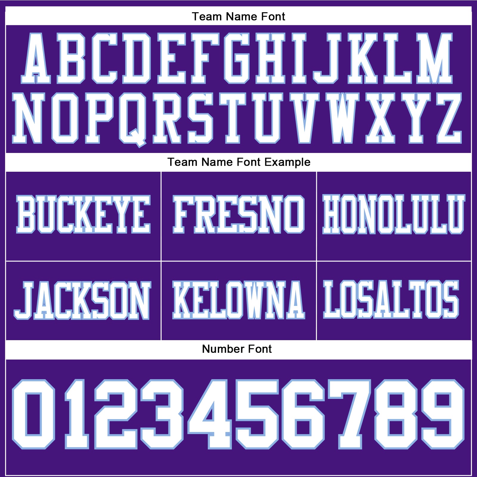 Custom Purple White-Light Blue Authentic Football Jersey view 4