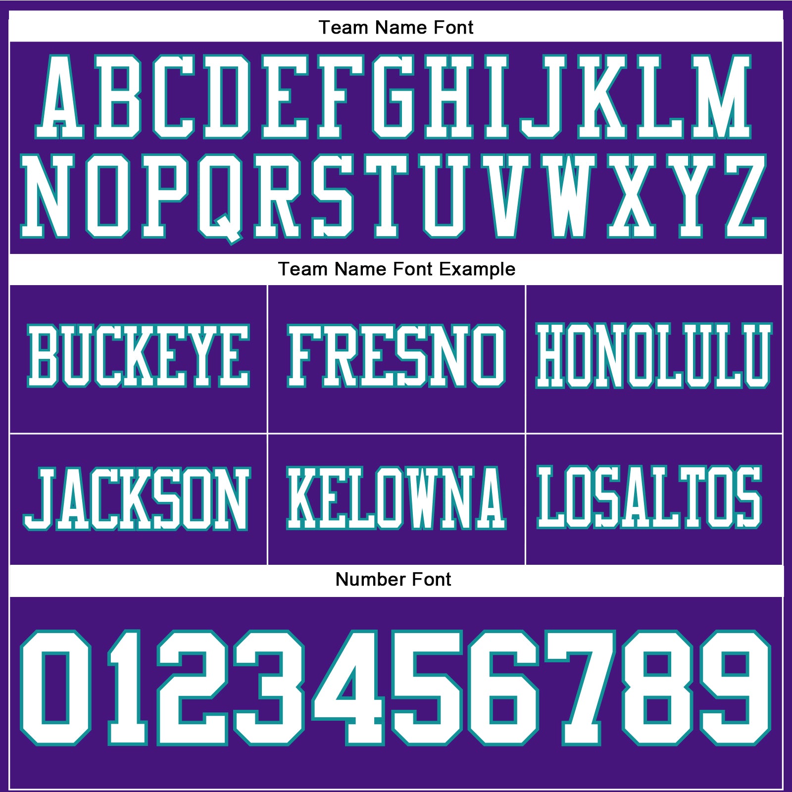 Custom Purple White-Teal Authentic Football Jersey view 4
