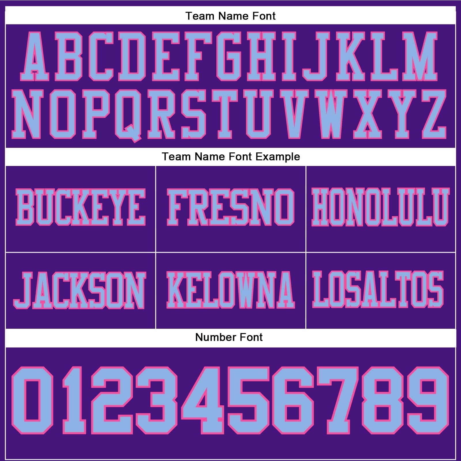 Custom Purple Light Blue-Pink Authentic Football Jersey view 4