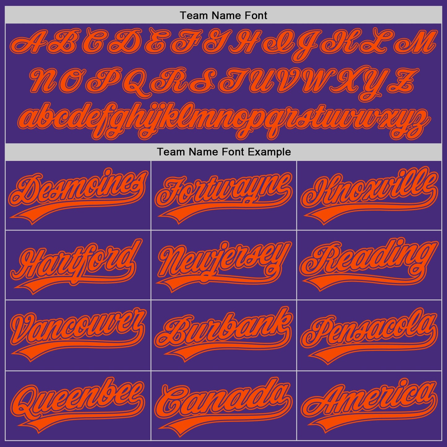Custom Purple Orange Authentic Baseball Jersey view 4