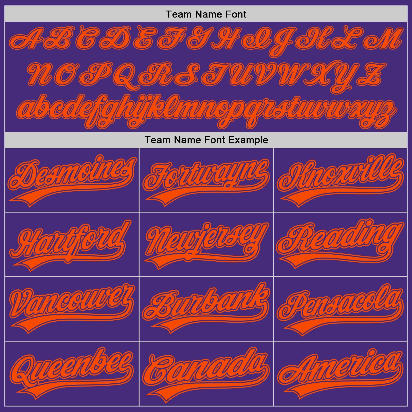 Custom Purple Orange Authentic Baseball Jersey view 4