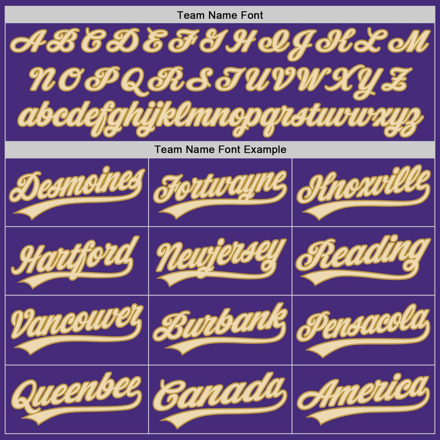 Custom Purple Cream-Old Gold Authentic Baseball Jersey view 4