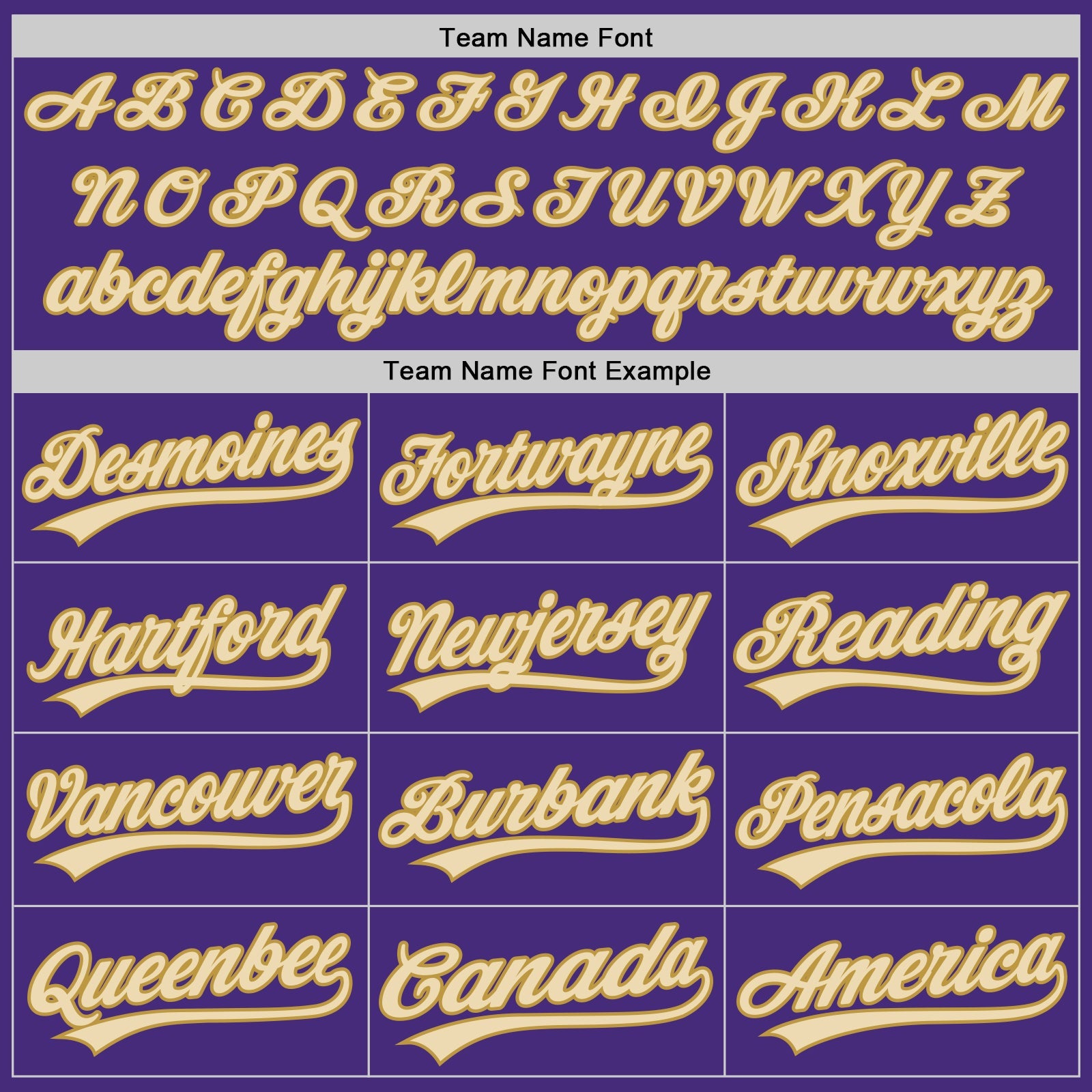 Custom Purple Cream-Old Gold Authentic Baseball Jersey view 4