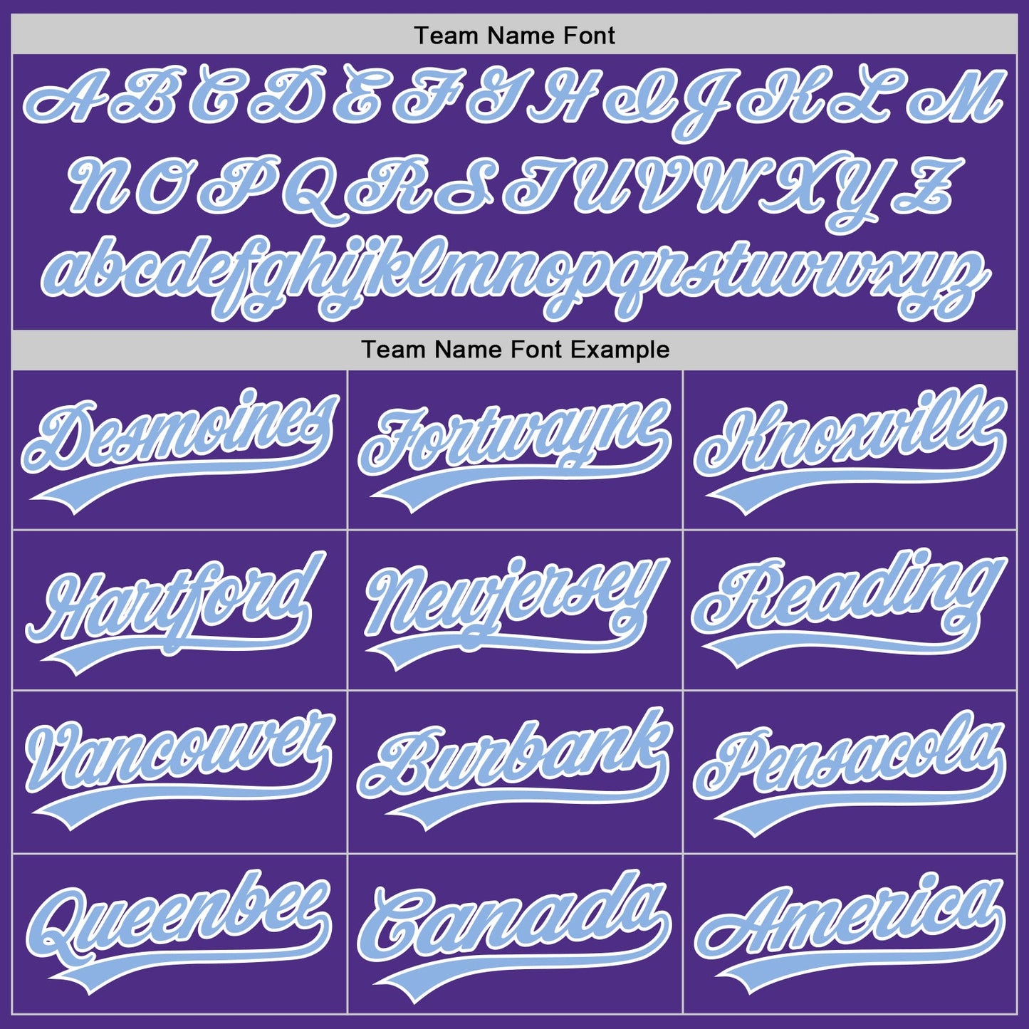 Custom Stitched Purple Light Blue-White Baseball Pullover Sweatshirt Hoodie view 3