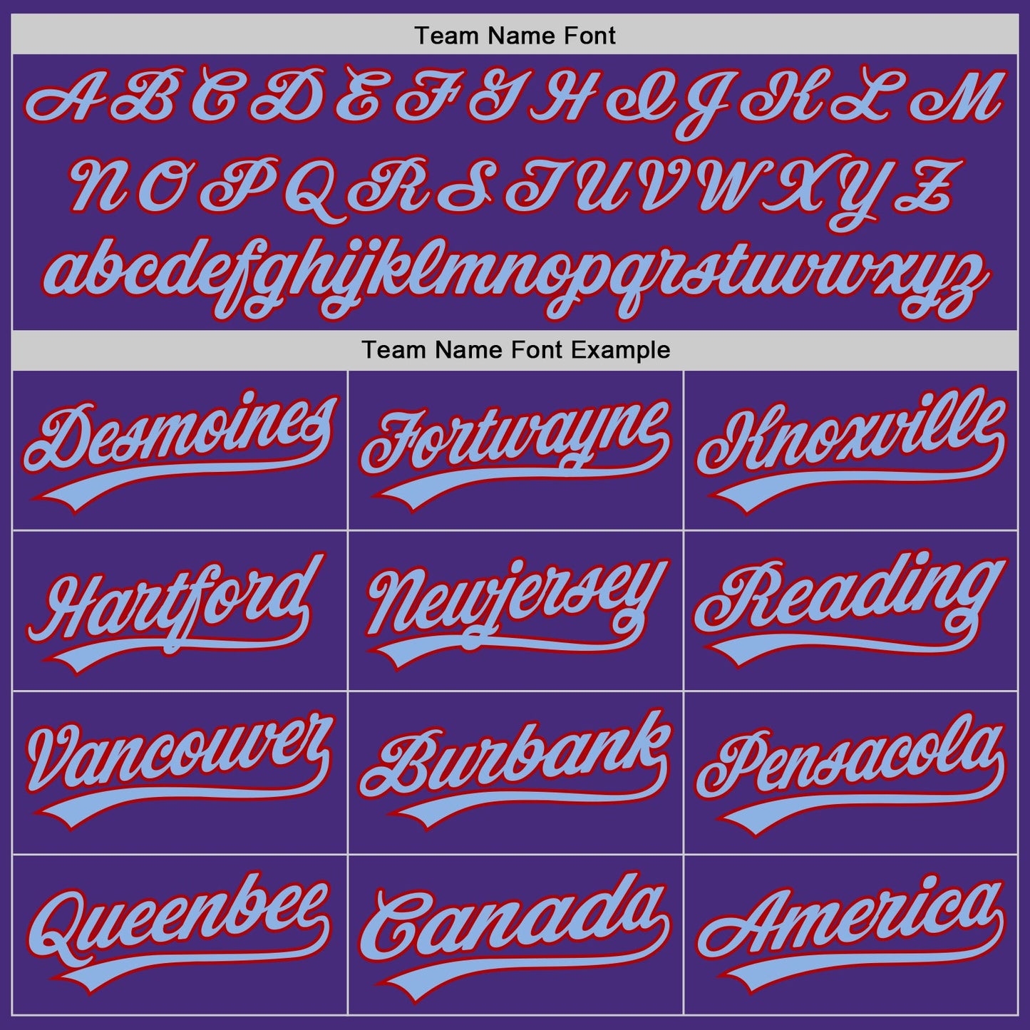 Custom Purple Light Blue-Red Authentic Baseball Jersey view 4