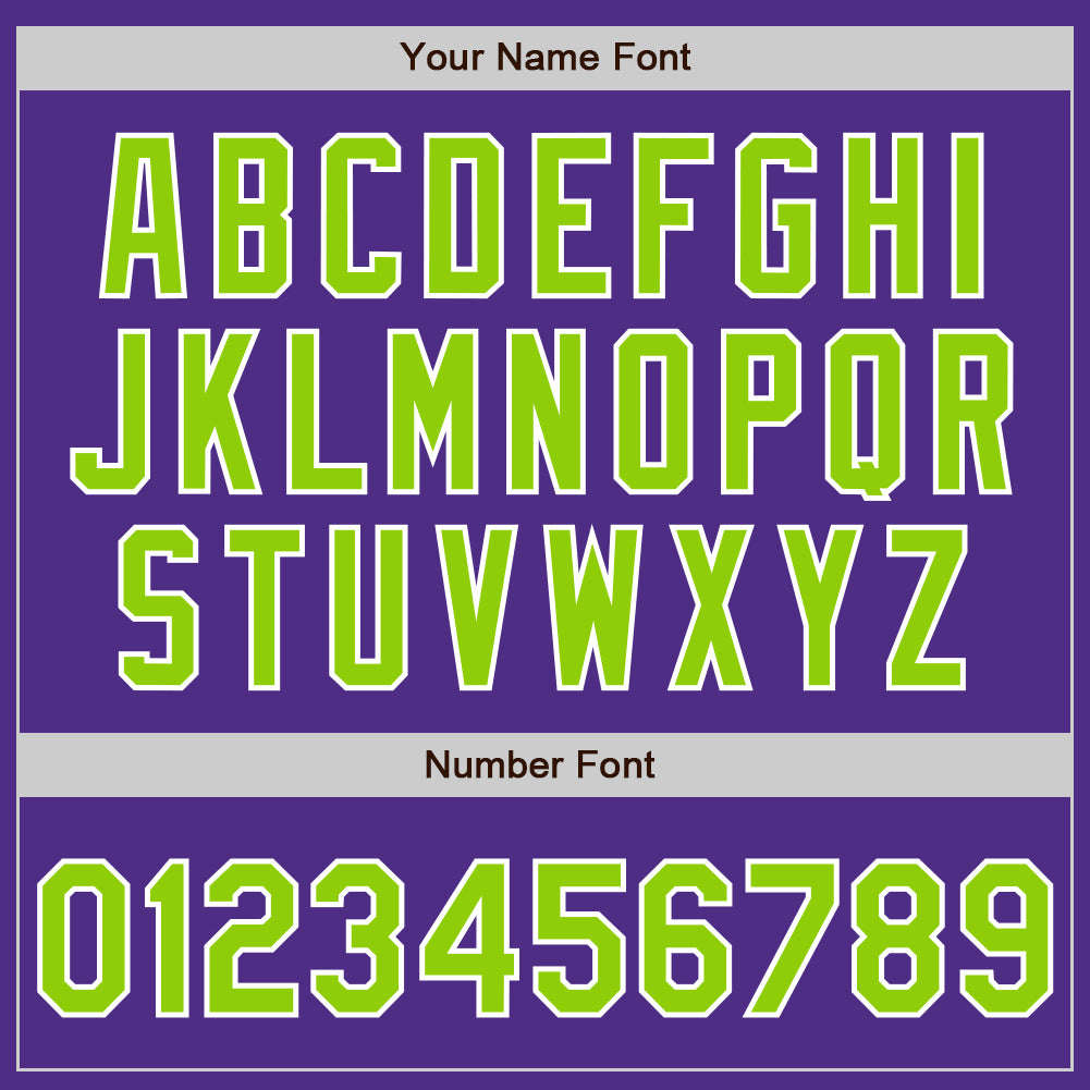 Custom Stitched Purple Neon Green-White Baseball Pullover Sweatshirt Hoodie view 4