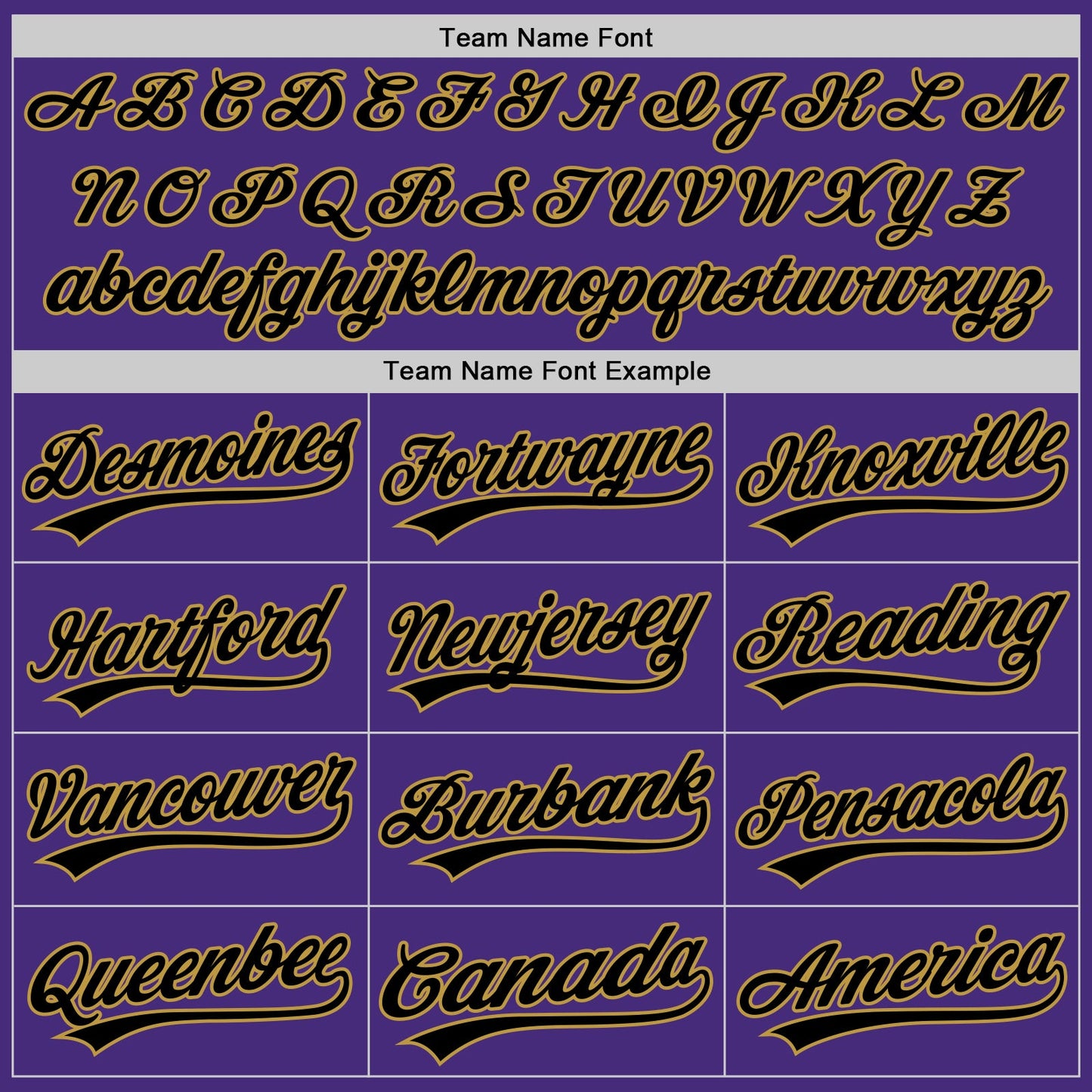 Custom Purple Black-Old Gold Authentic Baseball Jersey view 4