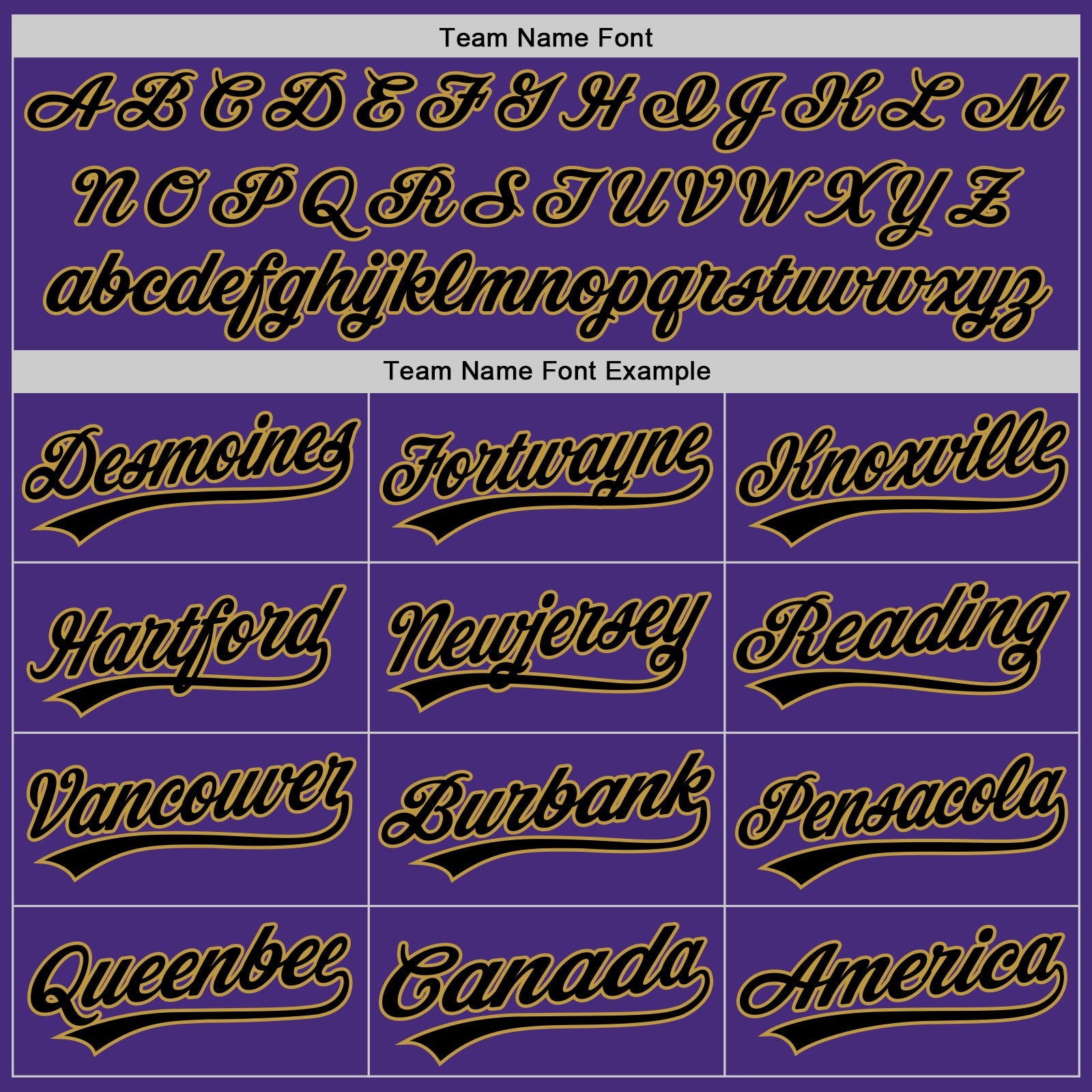 Custom Purple Black-Old Gold Authentic Baseball Jersey view 4