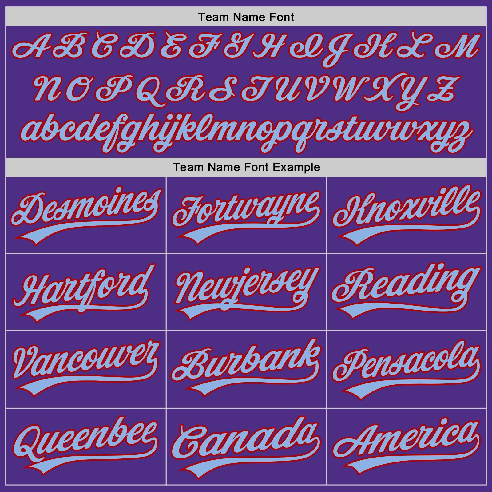 Custom Stitched Purple Light Blue-Red Baseball Pullover Sweatshirt Hoodie view 3