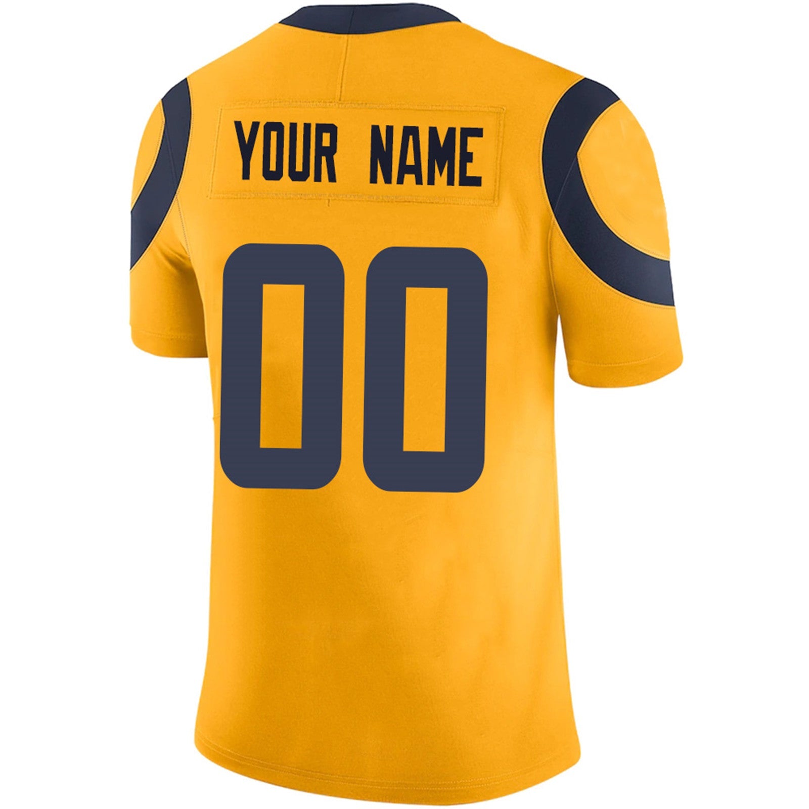 Custom LA.Rams Football Jerseys Team Player or Personalized Design Your Own Name for Men's Women's Youth Jerseys Navy view 5