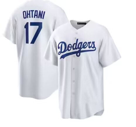 Baseball Jerseys Los Angeles Dodgers #17 Clayton Kershaw White Home Replica Player Name Jersey - Main View