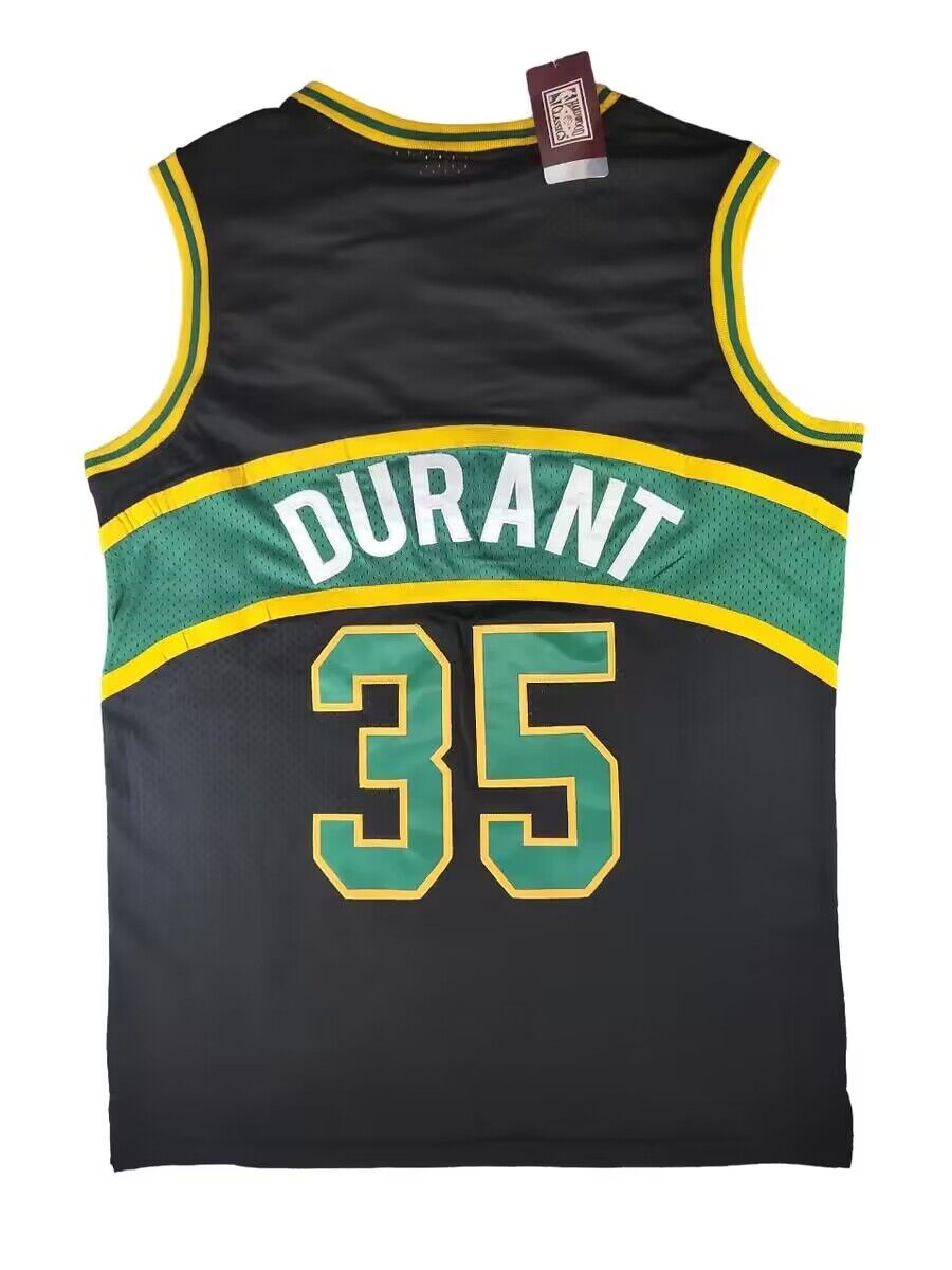 S.Supersonics #35 Kevin Durant 07-08 Concept Stitched Jersey view 2