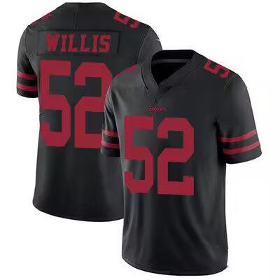 SF.49ers #52 Patrick Willis Black Alternate Stitched Vapor Untouchable Limited Jersey - Main View