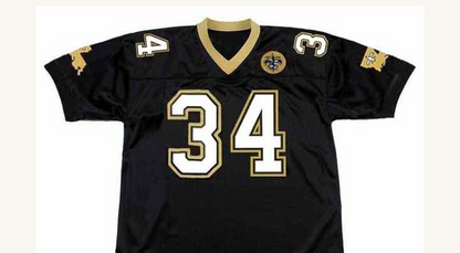 NO.Saints #34 Heyward Mitchell & Ness Stitched American Football Jerseys - Main View