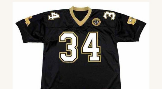 NO.Saints #34 Heyward Mitchell & Ness Stitched American Football Jerseys - Main View