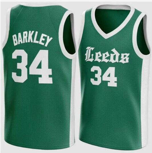 Charles Barkley Sr #34 Leeds High School Green Jersey College Basketball Jerseys - Main View