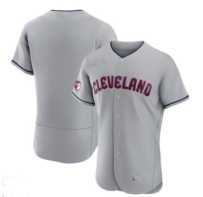 Cleveland Guardians Road Authentic Team Jersey - Gray Baseball Jerseys - Main View