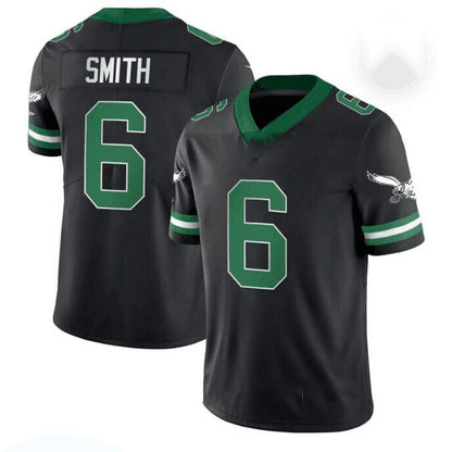 P.Eagles #6 DeVonta Smith Black Vapor Limited Jersey Stitched American Football Jerseys - Main View