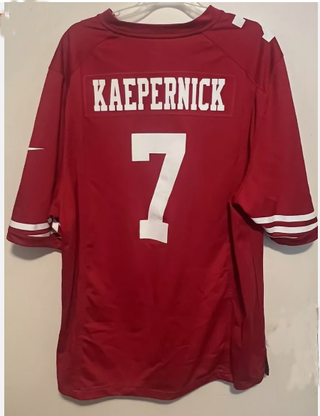 SF. 49ers #7 Collin Kaepernick  Limited Jersey - Scarlet American Football Jersey - Main View