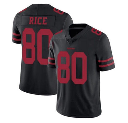 SF.49ers #80 Jerry Rice Alternate Vapor Untouchable Limited Black Stitched American Football Jersey - Main View