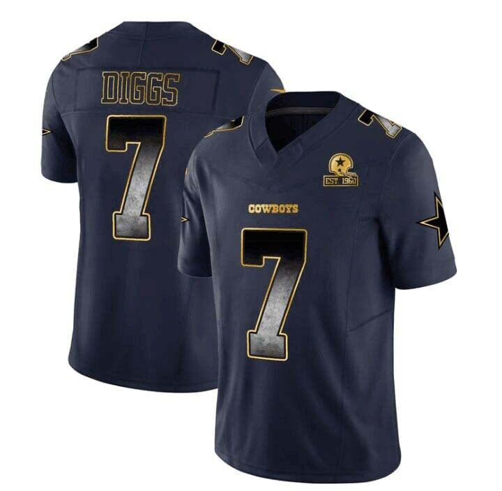 D.Cowboys #7 Trevon Diggs Black Texas Patch Vapor Jersey - All  Stitched American Football Jerseys
