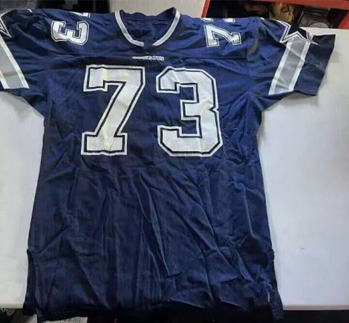 D.Cowboys #73 Larry Allen  Vintage Navy Stitched American Football Jerseys - Main View