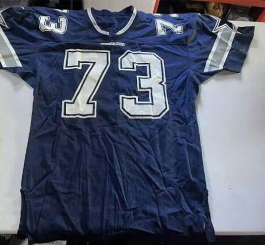 D.Cowboys #73 Larry Allen  Vintage Navy Stitched American Football Jerseys - Main View
