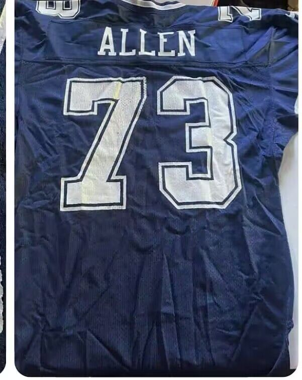 D.Cowboys #73 Larry Allen  Vintage Navy Stitched American Football Jerseys view 2