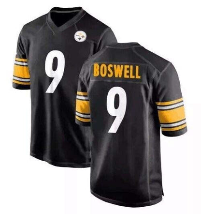 P.Steelers #9 Chris Boswell  Black Football Jerseys Men Women Youth Sport Jerseys - Main View